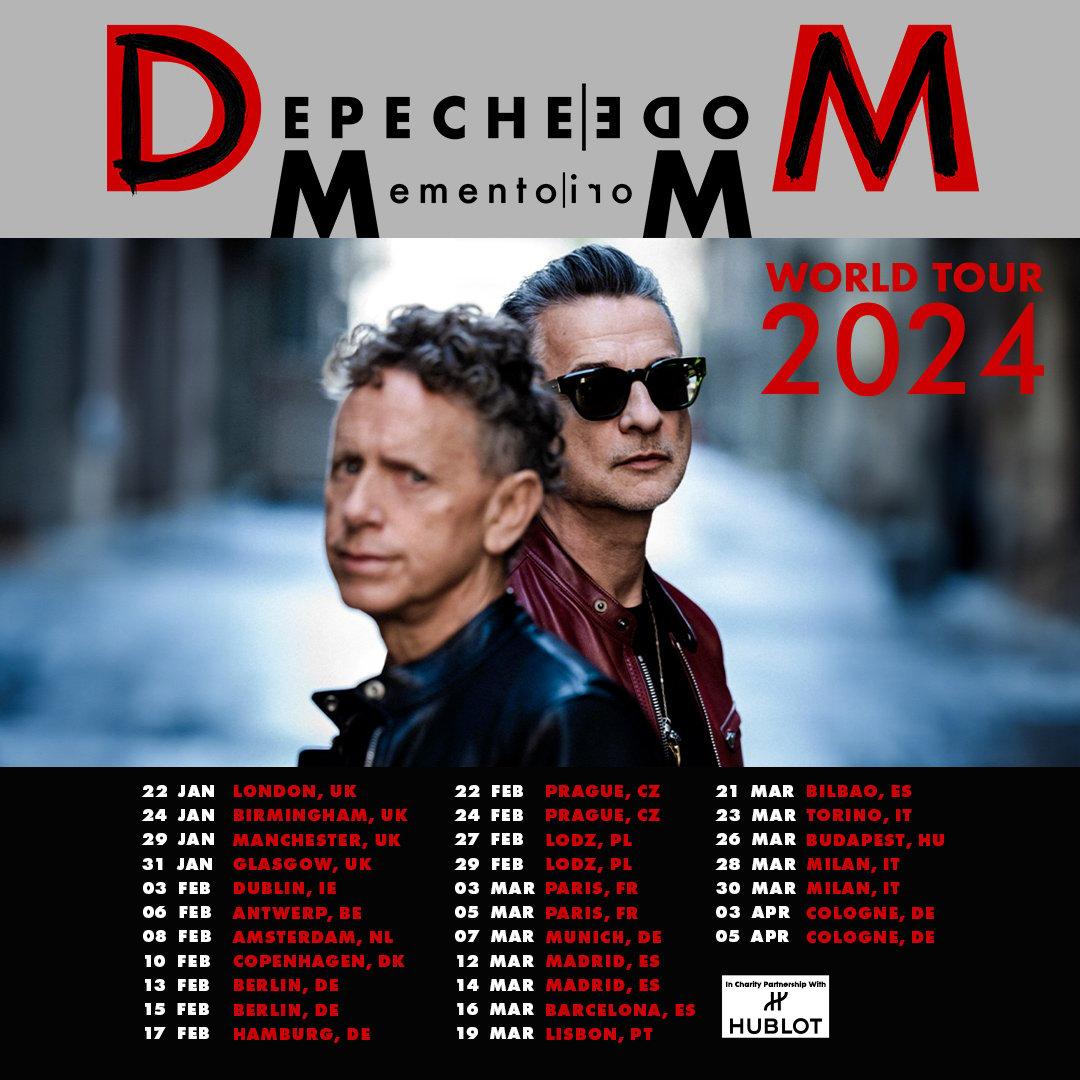 “Memento Mori” World Tour 2024 (aktualizované) Depeche Mode Slovakia