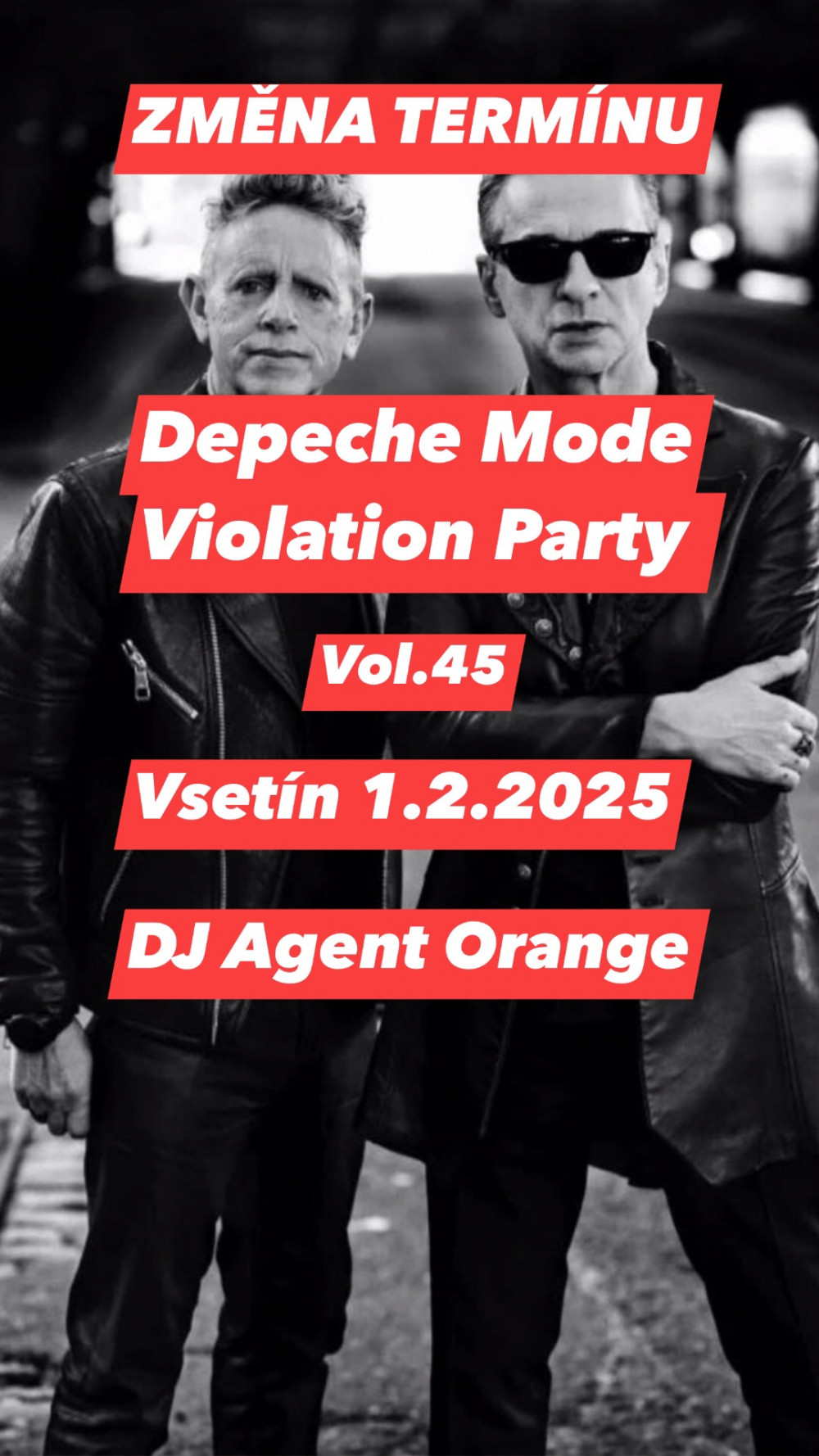 Plagát akcie: Depeche Mode Violation Party Vol.45